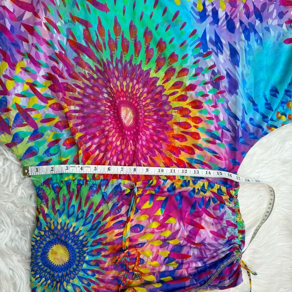 Luli Fama Women's BAJO UN MISMO SOL South Beach Cover Up Dress Multicolor Size M - Picture 4 of 16